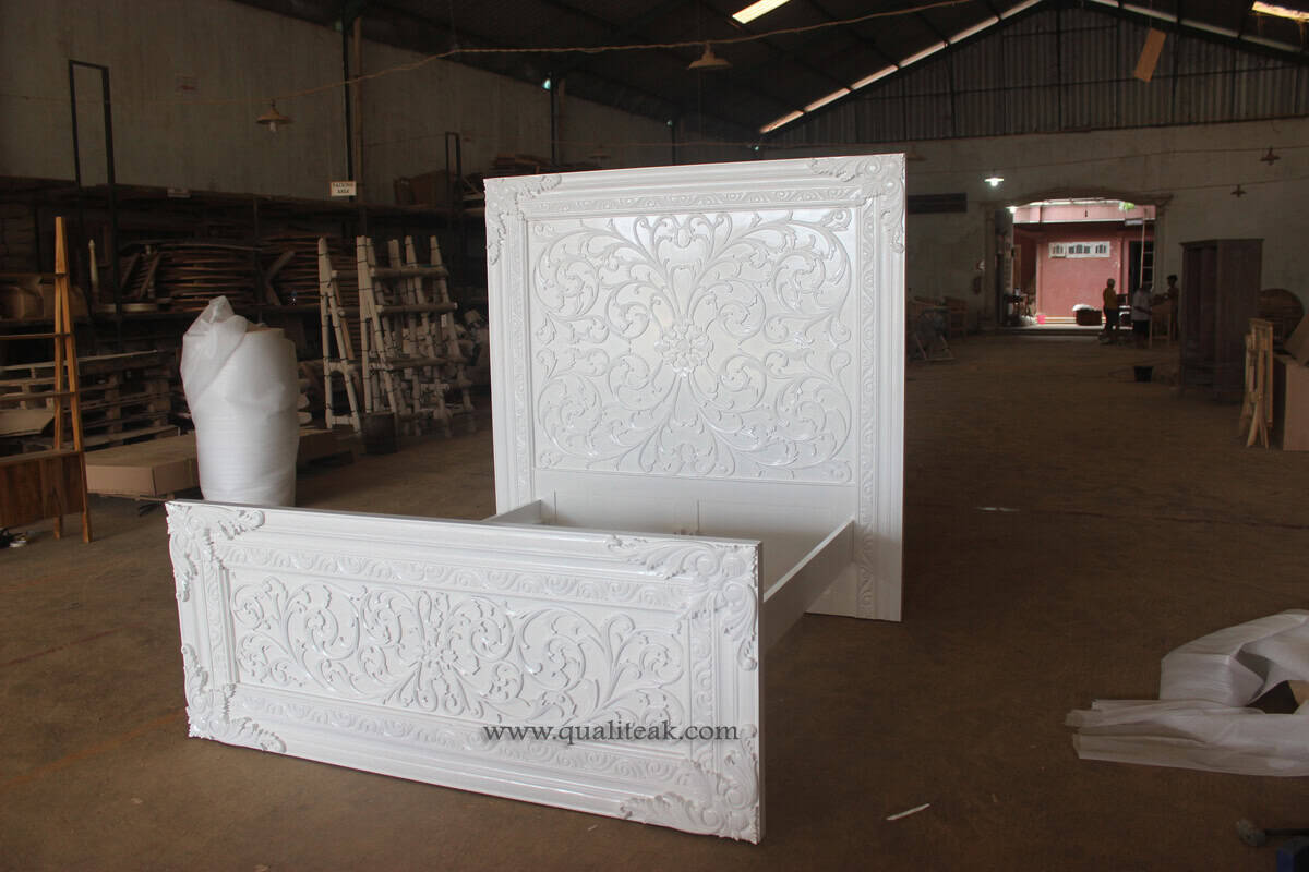 Heavily carved antique furniture