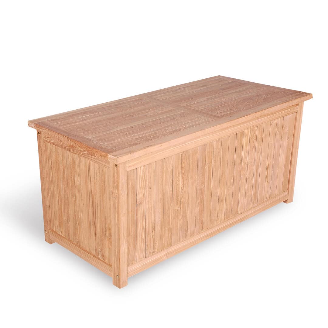 teak outdoor loundry box