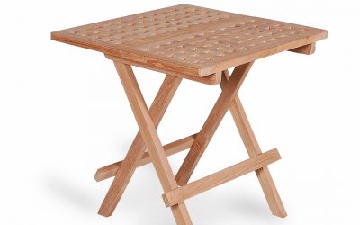 Teak Outdoor Square Picnic Folding Table