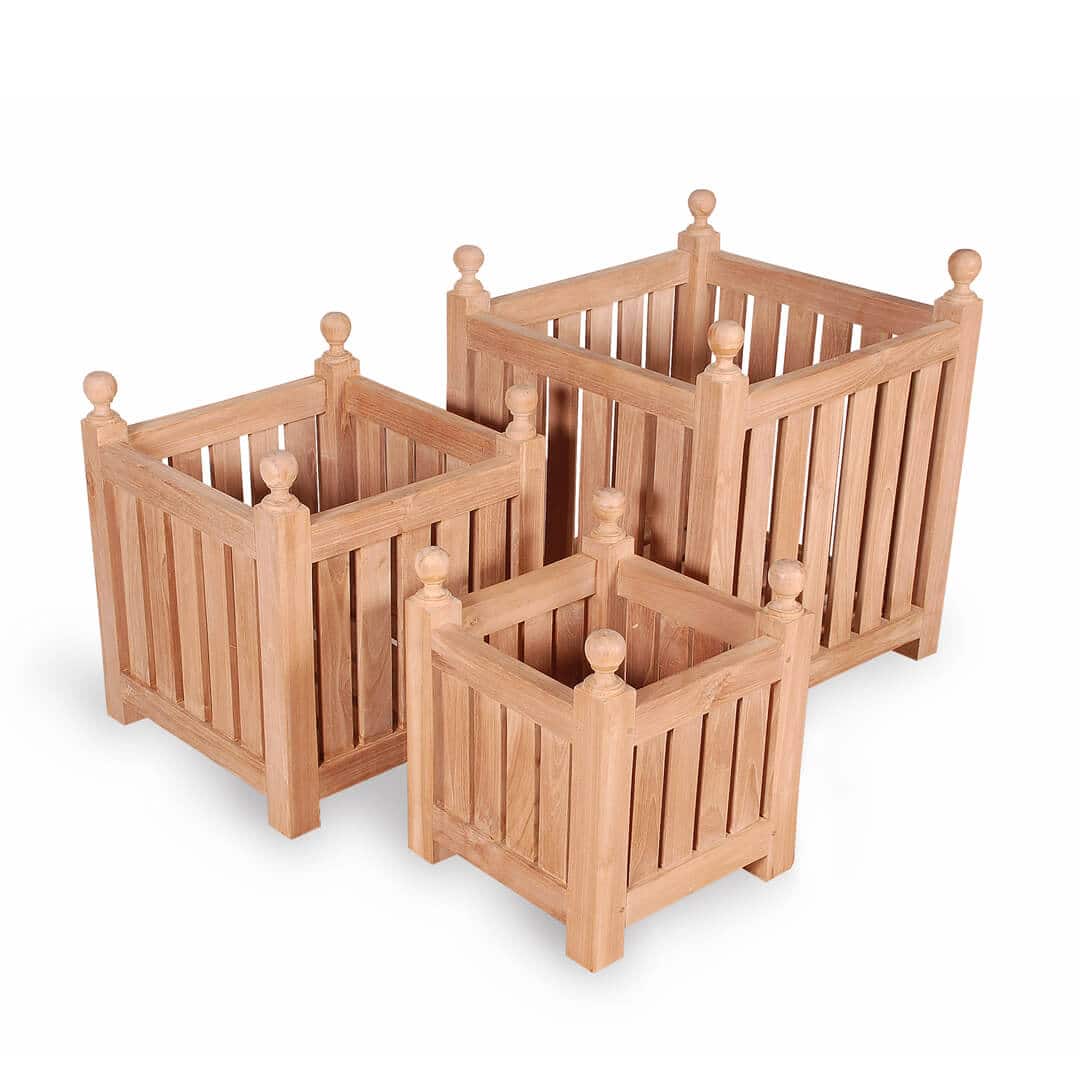 teak planter box