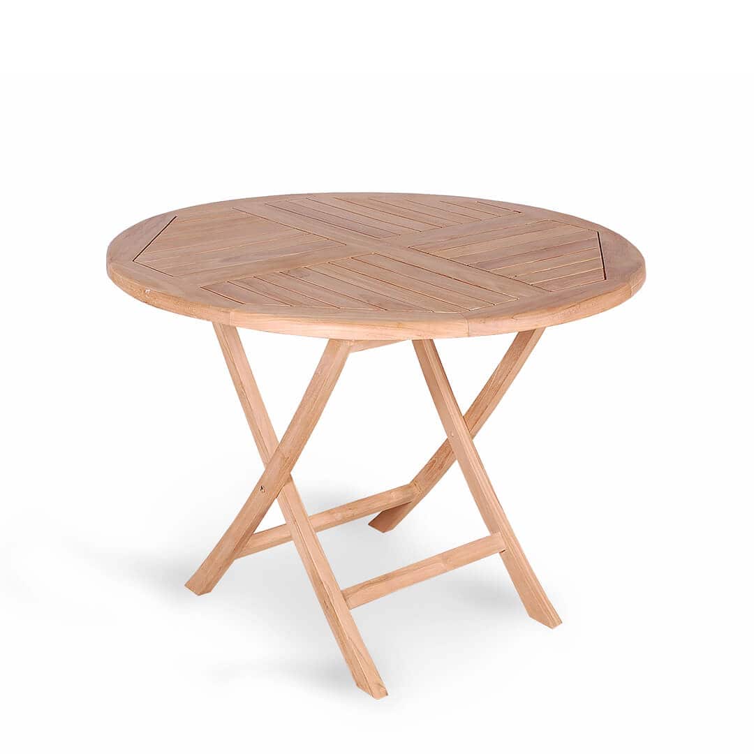 round folding table