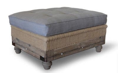 Recycle Teak Wood Rustic Stool