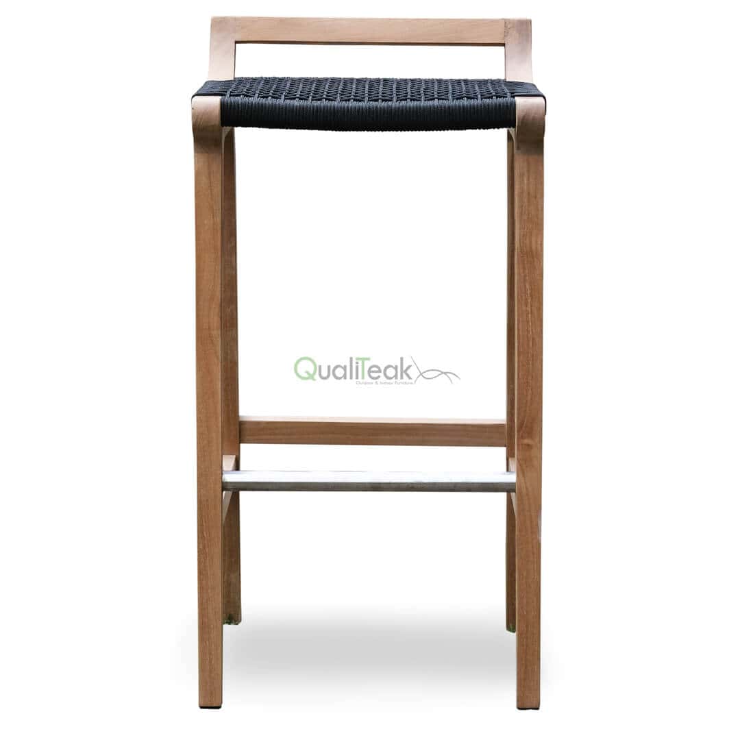 teak bar stool