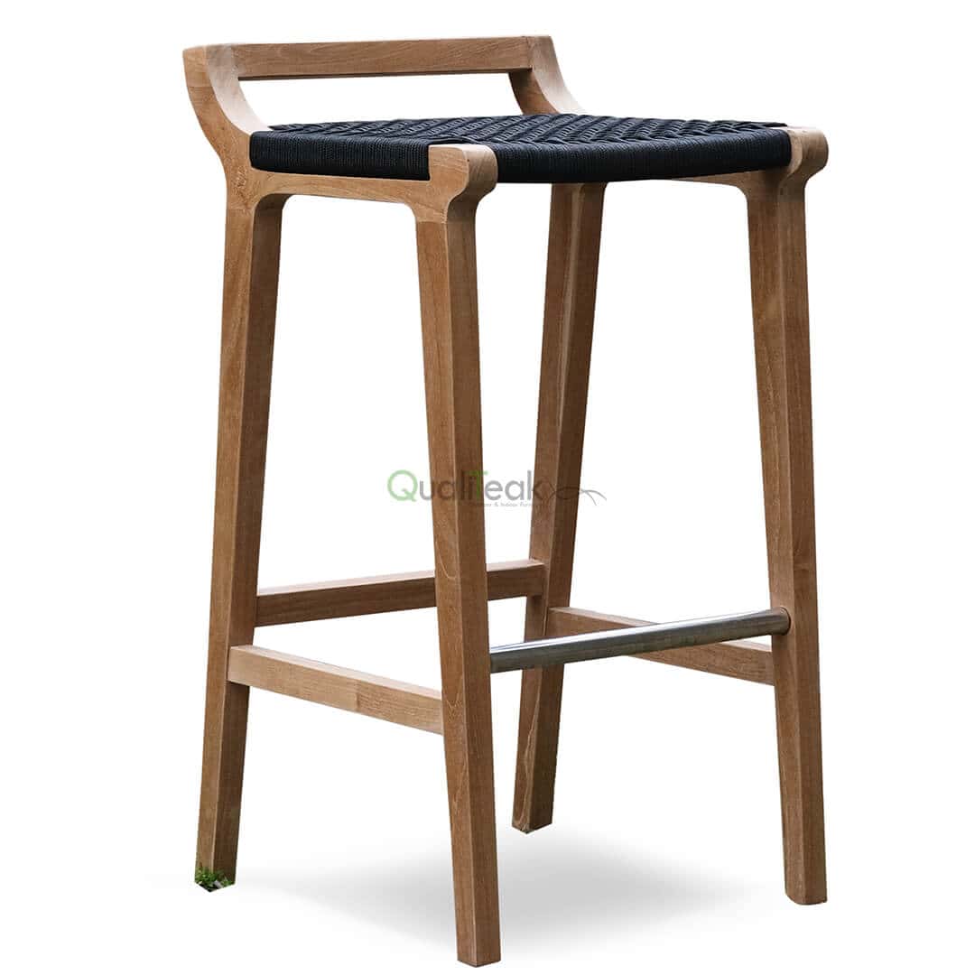 teak bar stool