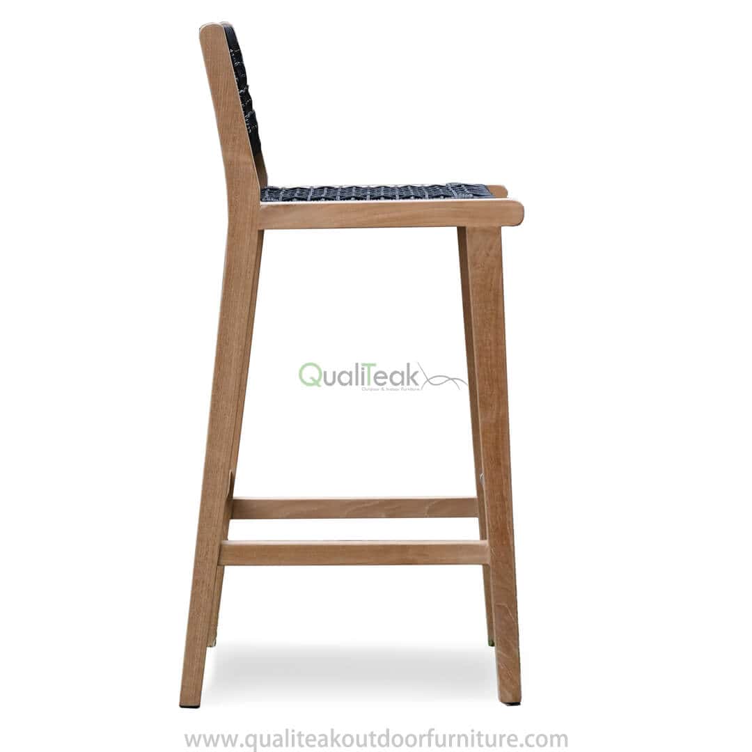 teak bar chair