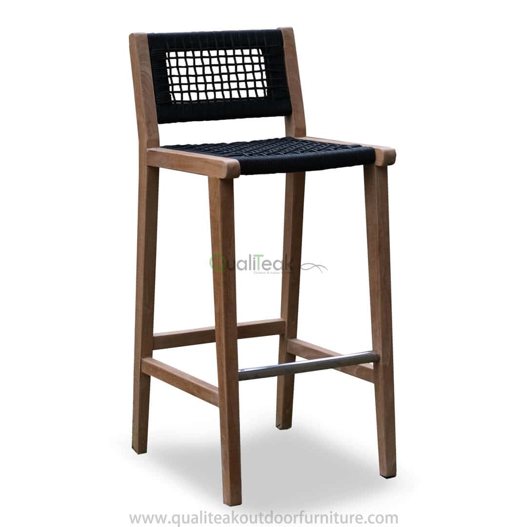 teak bar chair