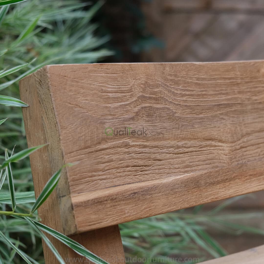 teak reclaimed outdoor bar