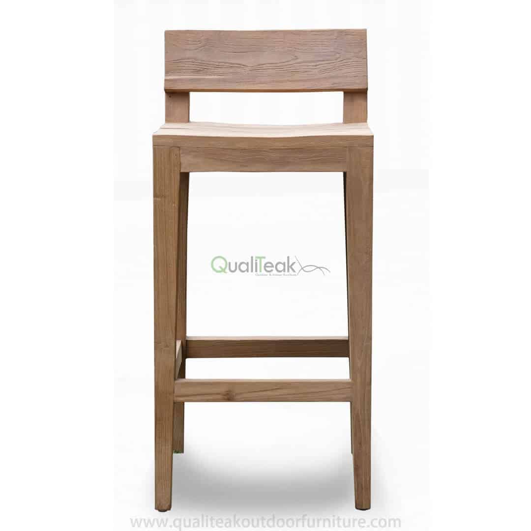 teak reclaimed outdoor bar