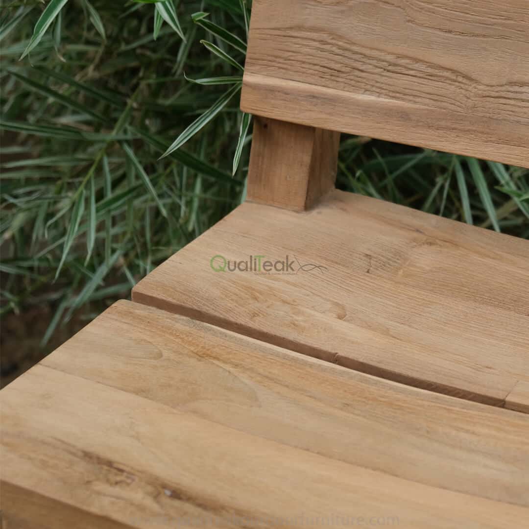 teak reclaimed outdoor bar