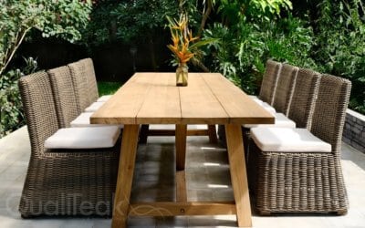 Teak Outdoor Dining Set Manila