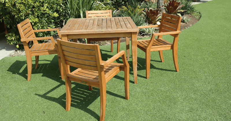 Maximizing Outdoor Area with Teak Wood Furniture