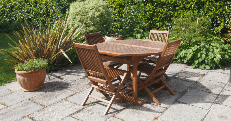 Maximizing Outdoor Area with Teak Wood Furniture