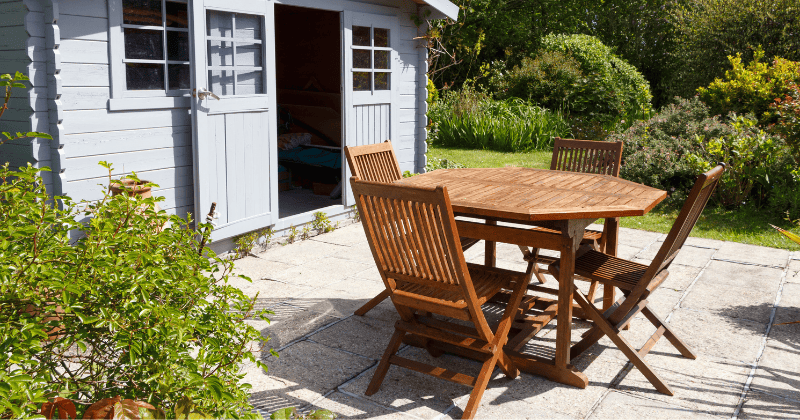 Maximizing Outdoor Area with Teak Wood Furniture