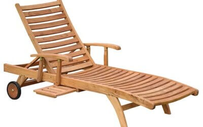 Plengkung Teak Sun Loungers With Arm