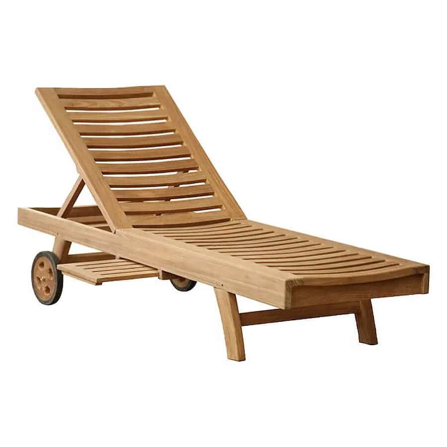 Teak Sun Lounger