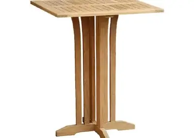 Teak Square Bar Table