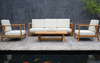 Alabina Teak Outdoor Sofa Set