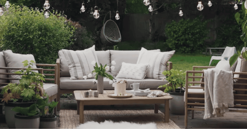 How to Make Scandinavian Garden Decor with Teak Furniture