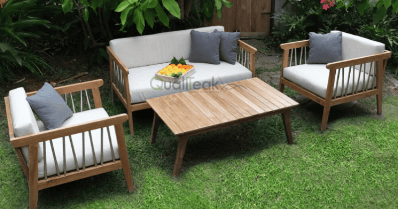 How to Make Scandinavian Garden Decor with Teak Furniture