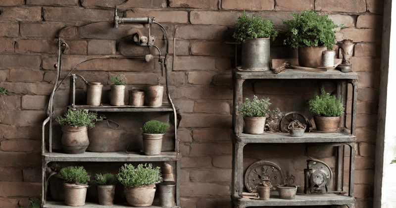 How to Make Industrial Garden Decor with Teak Wood