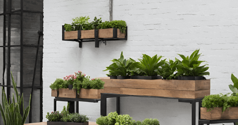 How to Make Industrial Garden Decor with Teak Wood