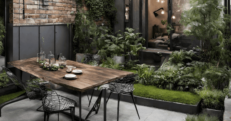 How to Make Industrial Garden Decor with Teak Wood