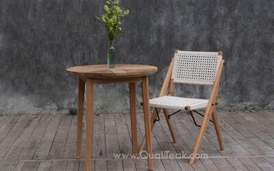 Xavier Teak Outdoor Bistro Table