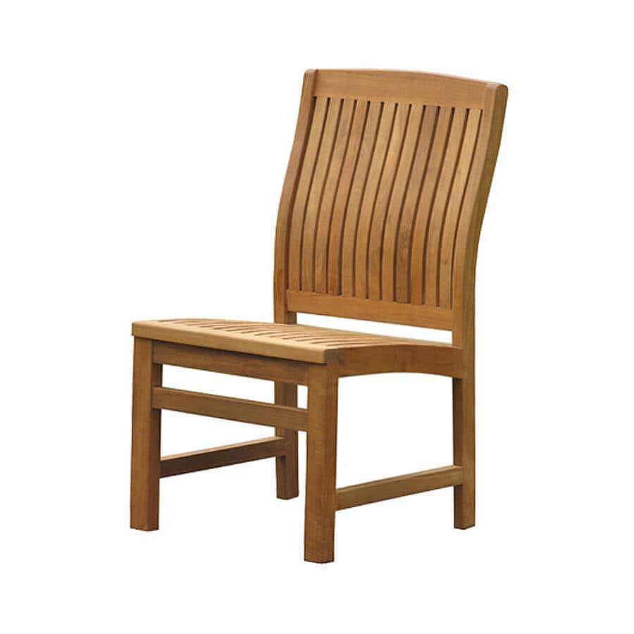 teak outdoor stacking chair