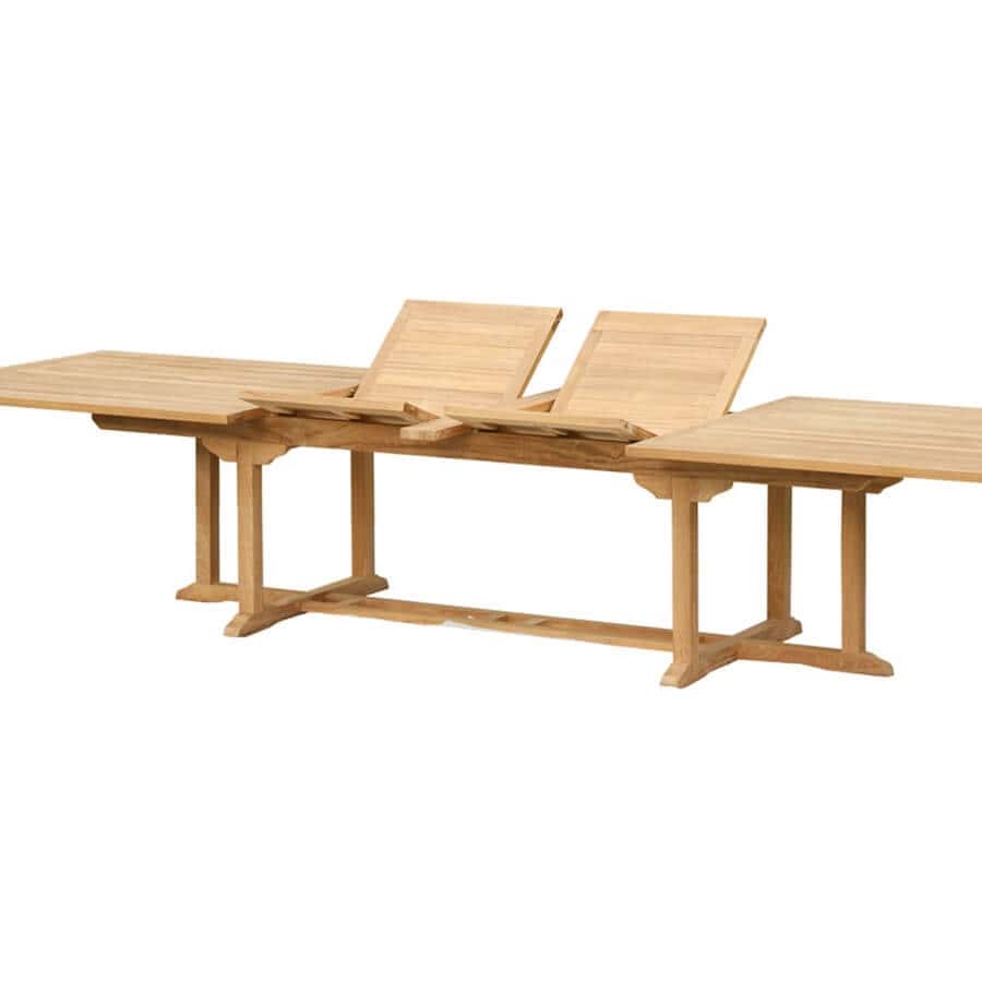 teak extension table
