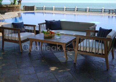 teak garden lounge set
