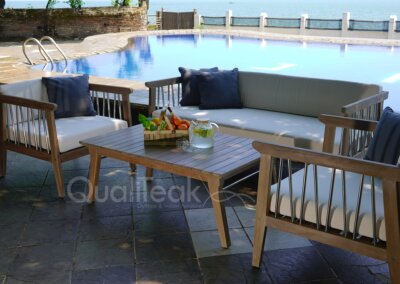 teak garden lounge set