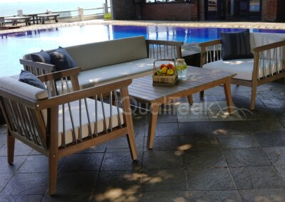 teak garden lounge set