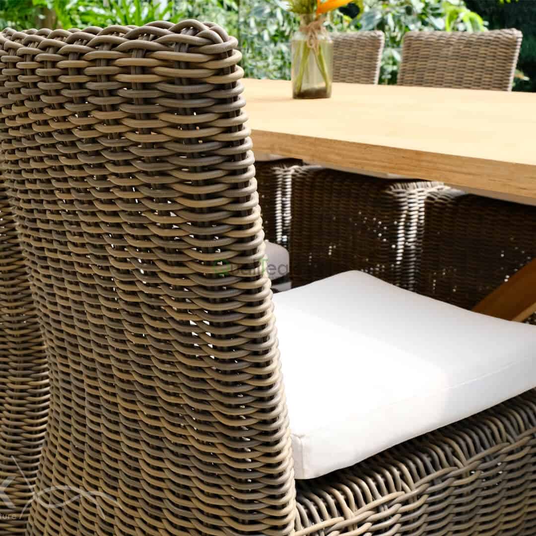 Rattan dining chair