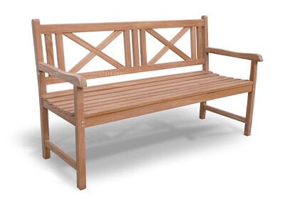 Santa Cruz Teak Outdoor Bench