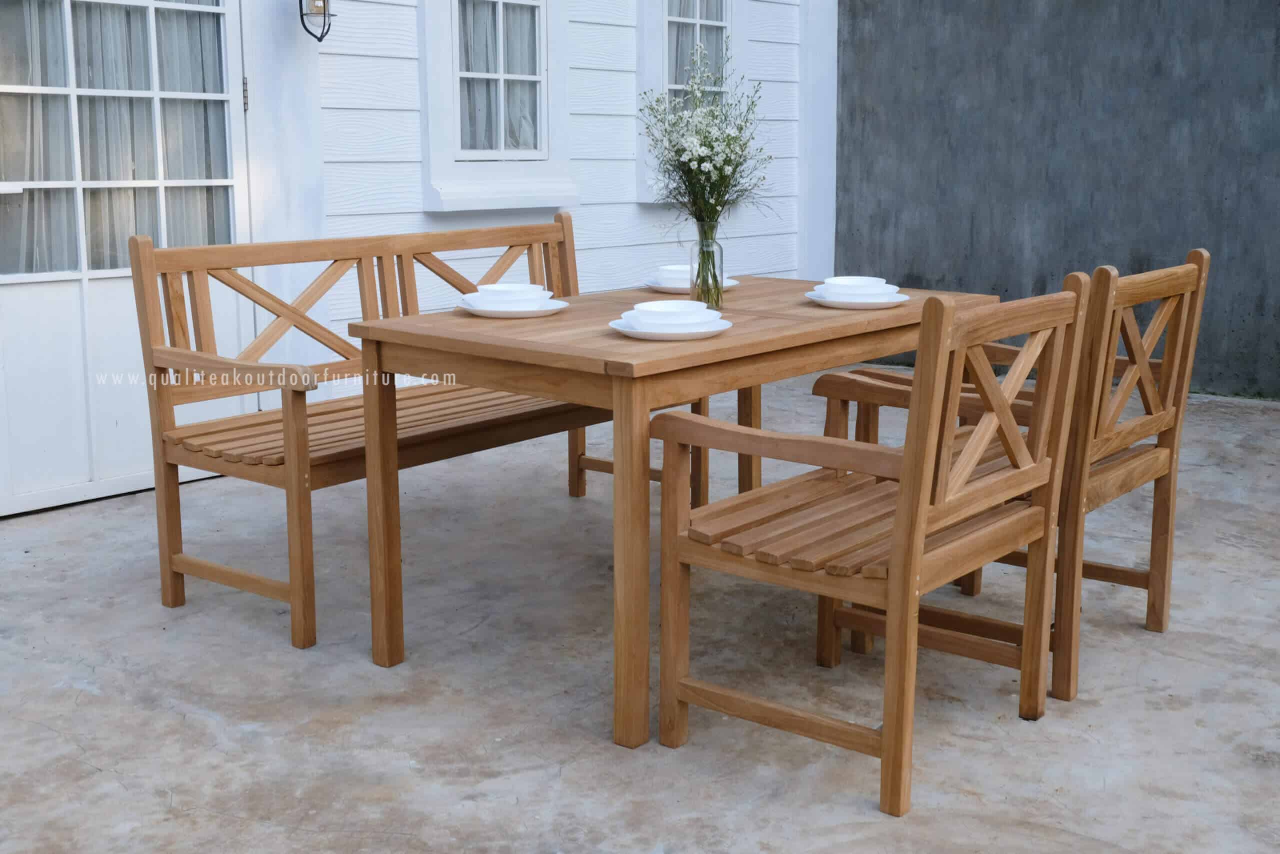 teak outdoor chair