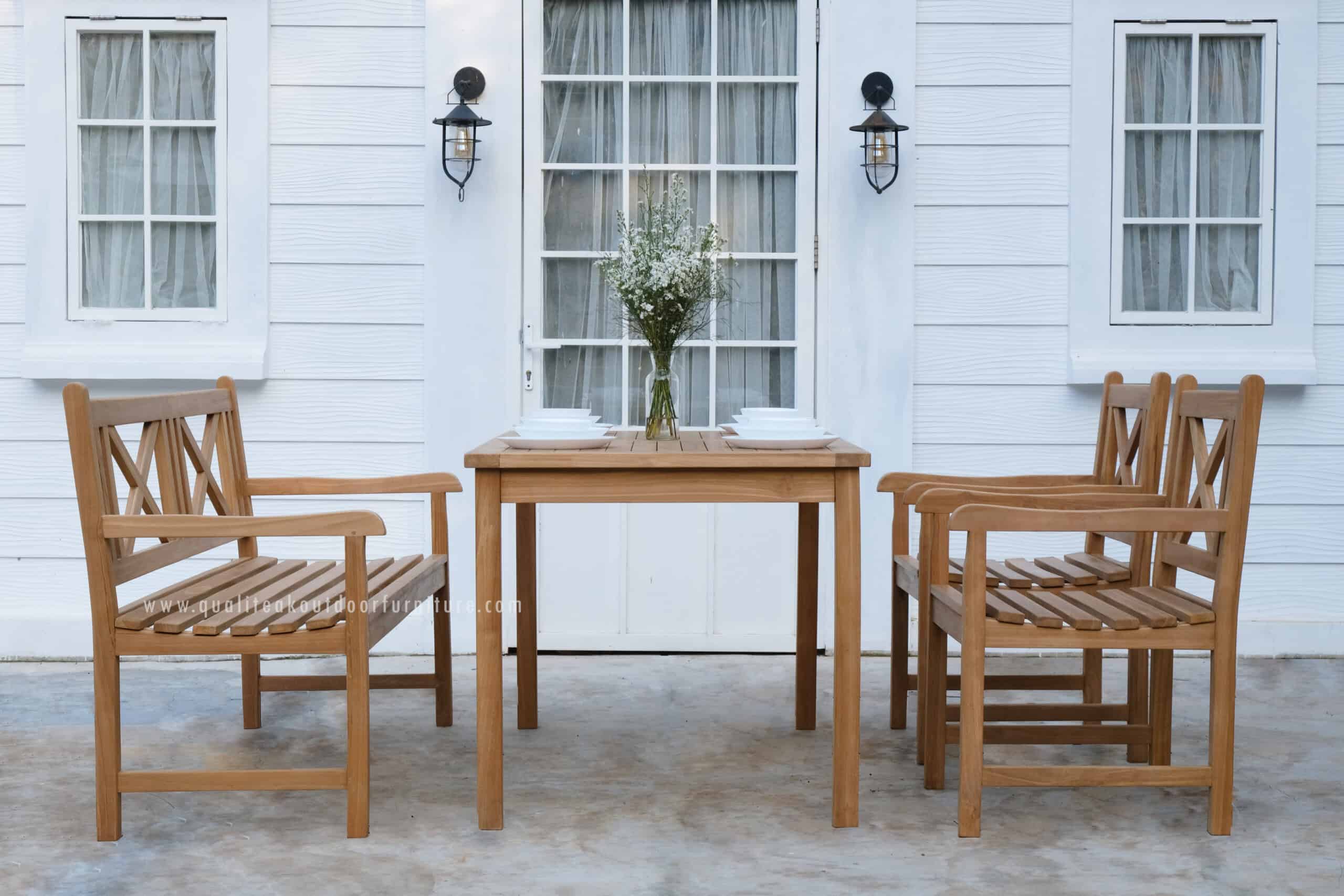 teak outdoor chair