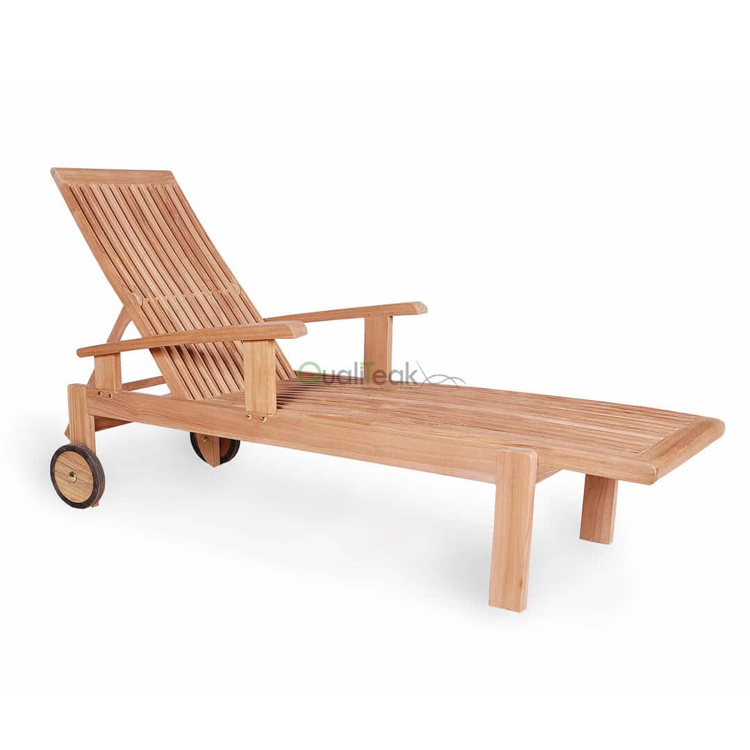 Sun Lounger With Arm