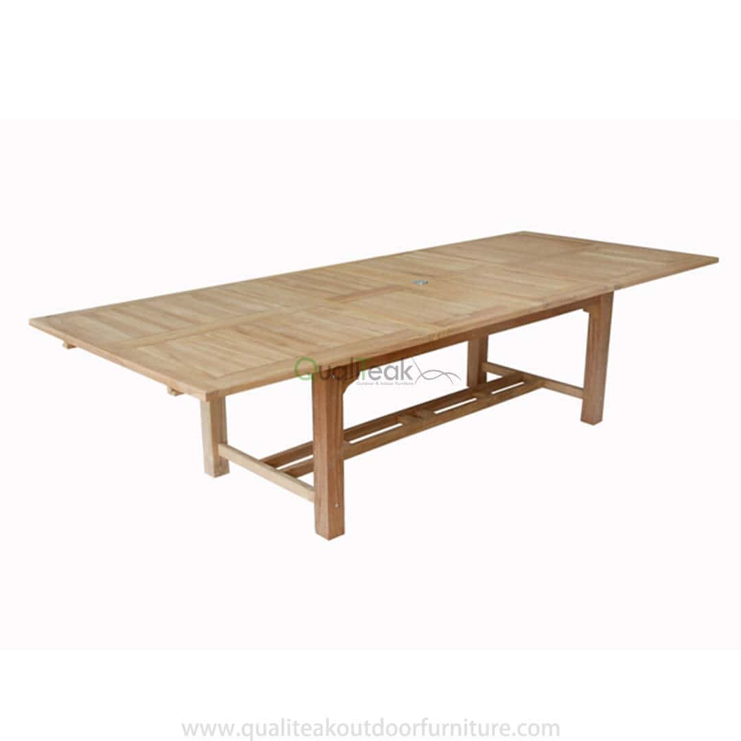 teak outdoor extension table