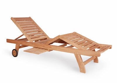 Melasti 2 Step Teak Sun Loungers