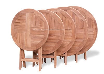 Ziggy Parabola Round Folding Table