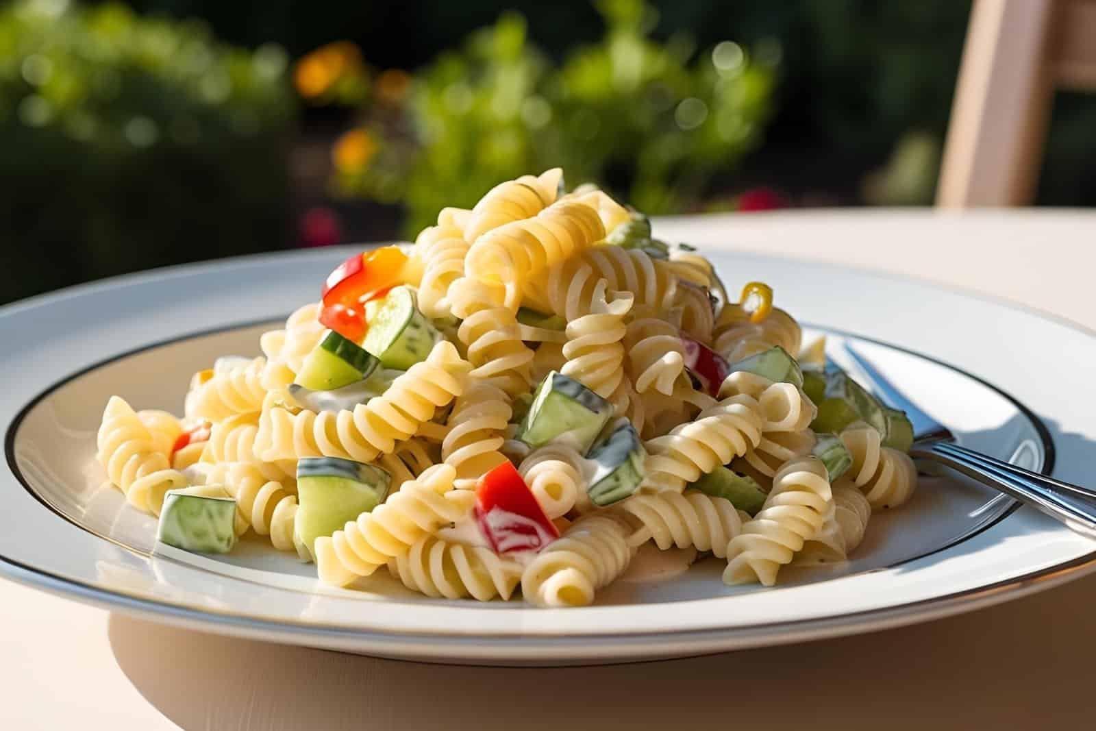 Salada de Macarrão Irresistível: Fresca, Prática e Cheia de Sabor!