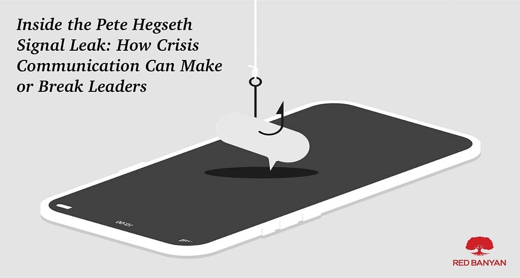 cartoon image of a fish hook barbed inside a text message bubble rising out of a smartphone