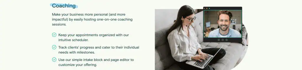 Screenshot of the Teachable website