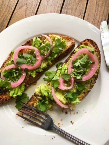 healthy avocado toast