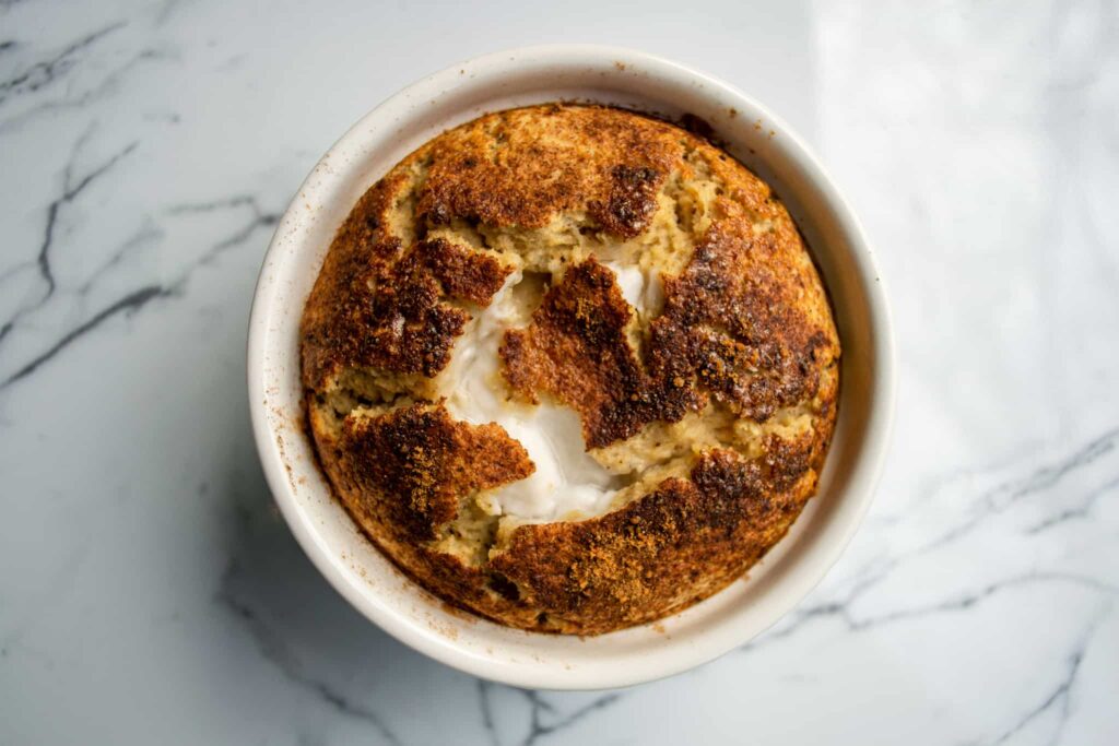 chai spiced baked oats