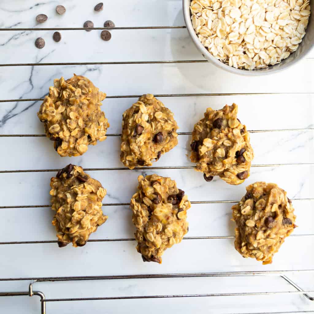 healthy biscoff breakfast cookies