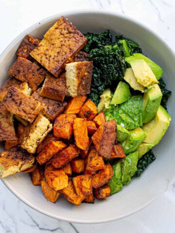 Sweet Potato Tofu nourish bowl