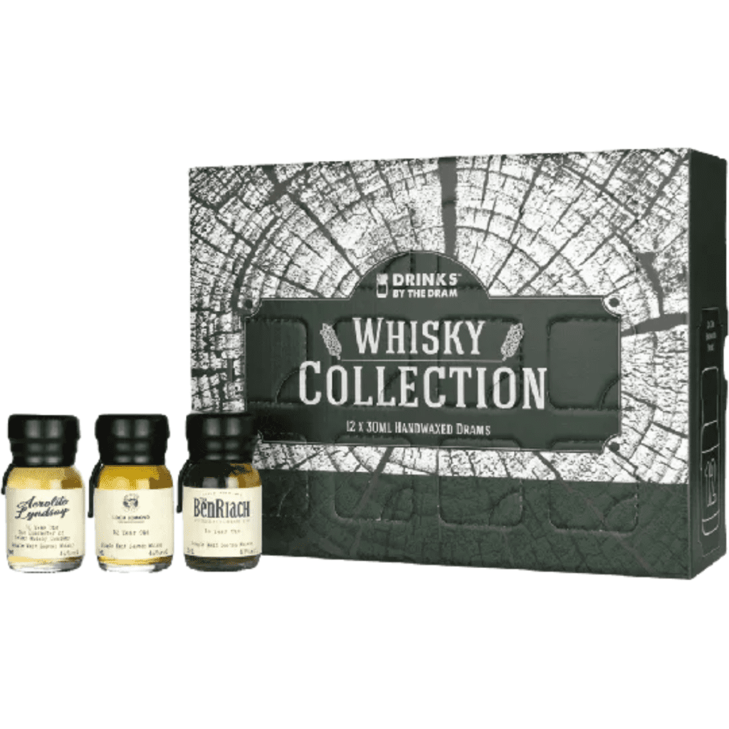 Gift pack of 12 assorted whiskies.