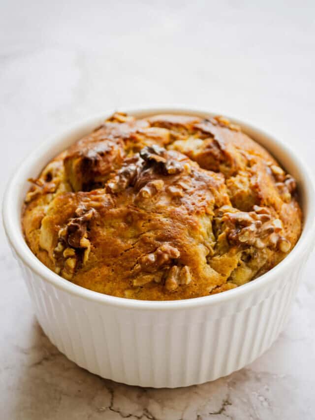The Best Single Serving Banana Bread (Vegan Option)