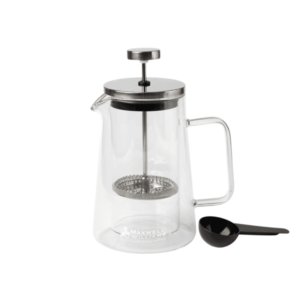 Maxwell & Williams Blend Vienna Double Wall Plunger 350ML Clear